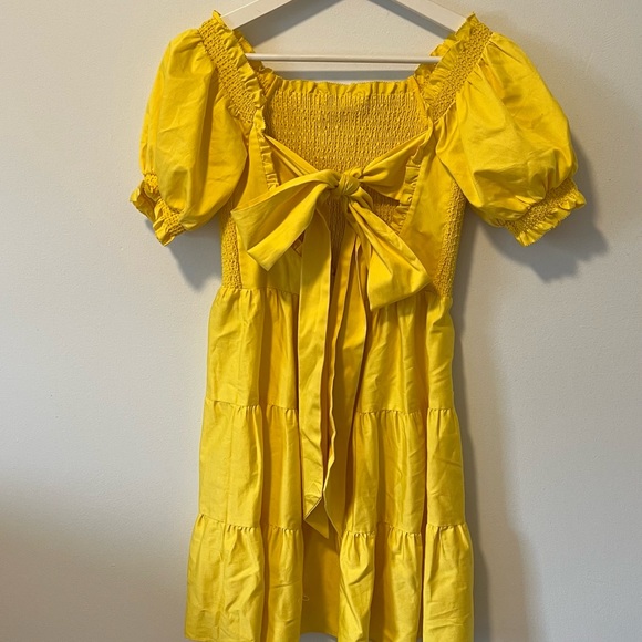 Alice + Olivia Elizabeth Off-the-Shoulder Bow-Back Mini Dress - NWT! - Picture 5 of 11